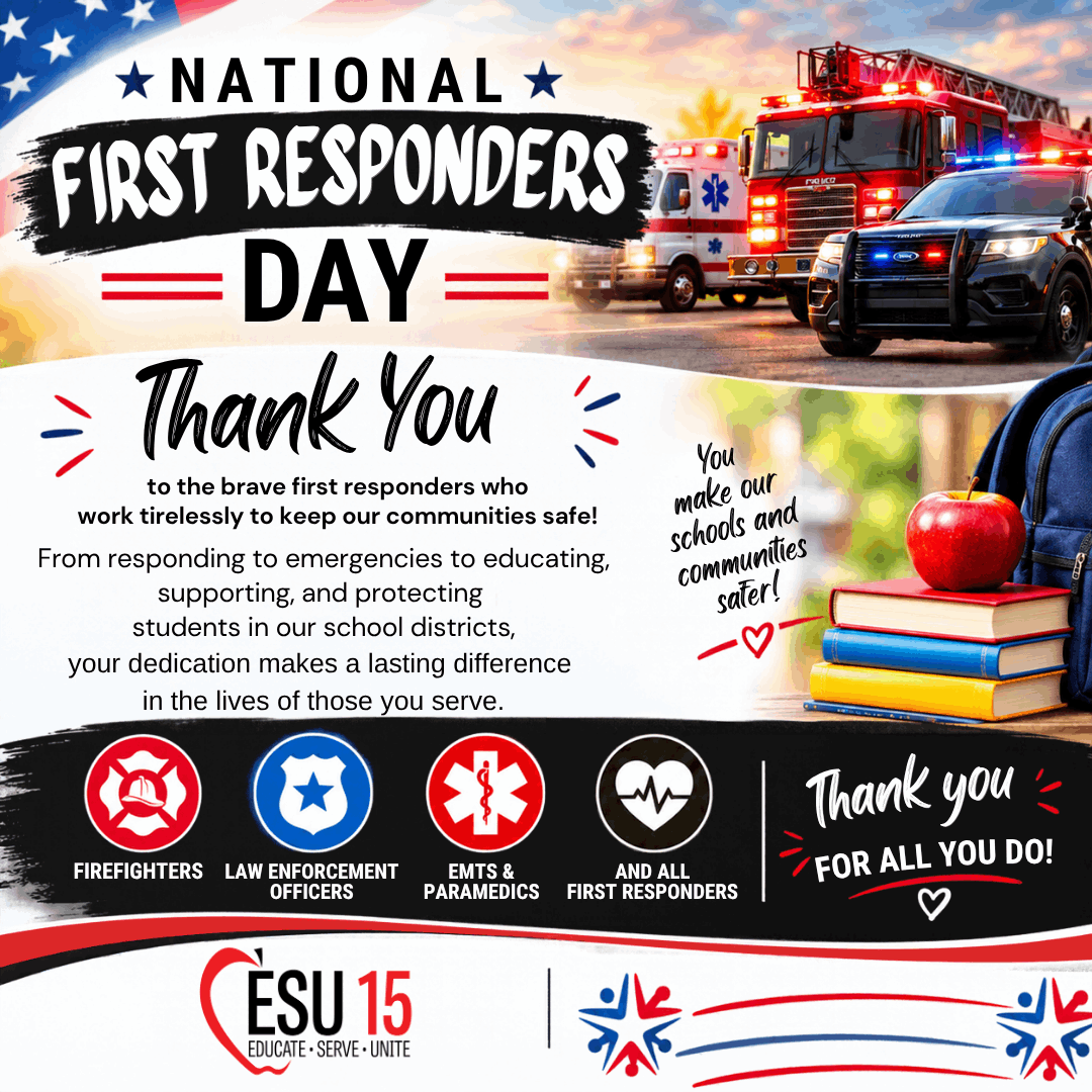 🚒🚔🚑 National First Responders Day 🚑🚔🚒